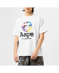 Aape - Moon Face T Shirt - Lyst