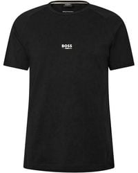 BOSS - Bodywear Short Sleeve T-Shirt With Logo Detail - Lyst
