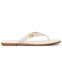 MICHAEL Michael Kors - Erin Thong Flip Flops - Lyst
