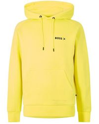 BOSS - P Seeger Short Sleeve Pull Over Hoodie - Lyst