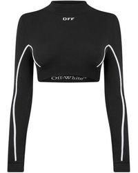 Off-White c/o Virgil Abloh - Off Ls Smls Crop Ld00 - Lyst