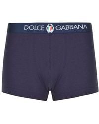Dolce & Gabbana - Crest Logo Boxer Shorts - Lyst