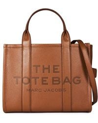 Marc Jacobs - Medium Leather Tote Handbag - Lyst