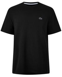 Lacoste - Waffle Short Sleeve Pyjama Top - Lyst