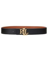 Ralph Lauren - Reversible Leather-Tone Buckle Belt - Lyst