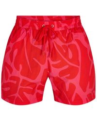 BOSS - Bari Swim Shorts, Comfortable Elasticated Waist - Lyst