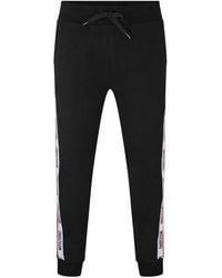 Moschino - Tape Closed Hem Fleece Joggers - Lyst