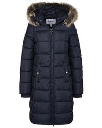 Barbour - Rosoman Water Resistant Hooded Short Puffer Jacket - Lyst