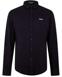 BOSS - B Motion L 03 Long Sleeve Plain Shirt - Lyst