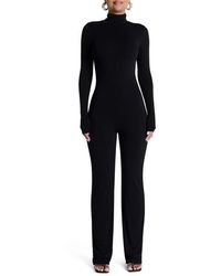 Naked Wardrobe - Sculpt Straight Leg Jumpsuit - Lyst