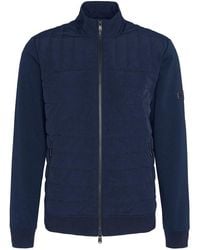 Barbour - Counter Quilted Long Sleeve Zip Front Hybrid Jacket - Lyst