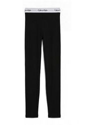 Calvin Klein - Calvin Rib High-Waisted Skinny-Fit Leggings - Lyst