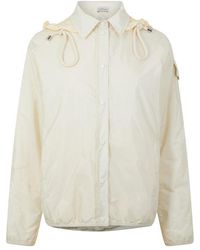 Moncler - Hooded Shirt Detachable Hood Long Sleeve Softshell Jacket - Lyst