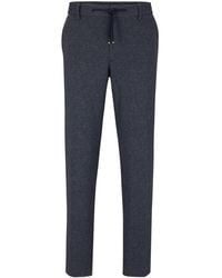BOSS - Kane Ds Straight Leg Trousers - Lyst