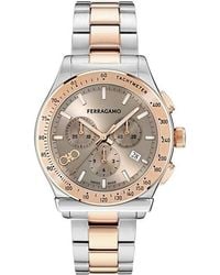 Ferragamo - F-80 Gmt Analogue Quartz Watch - Lyst