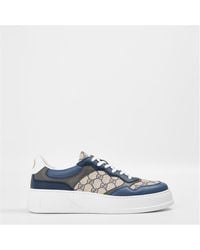 Gucci - Chunky Canvas & Leather Low-top Sneakers - Lyst