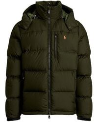 Polo Ralph Lauren - El Cap Water Resistant Duck Down Detachable Hood Short Puffer Jacket - Lyst