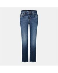 7 For All Mankind - Calie Straight Leg Jeans - Lyst