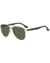 BOSS - Pilot Round Sunglasses - Lyst