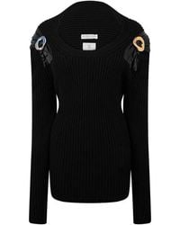 Bottega Veneta - Structured Textured Knitted Jumper Dress - Lyst