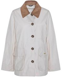Barbour - Averie Cotton Long Sleeve Rain Anorak - Lyst