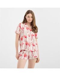 Chelsea Peers - Short Sleeve Pyjama Set - Lyst