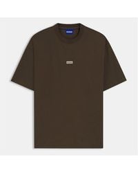 HUGO - Printed Logo Back T-Shirt With Mcmxciii Text - Lyst
