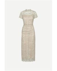 ROTATE BIRGER CHRISTENSEN - Lace-Detail Midi Dress - Lyst