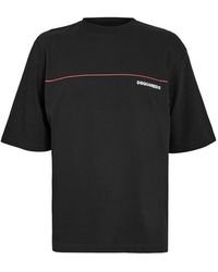 DSquared² - Dsq Line Oversized T-Shirt - Lyst