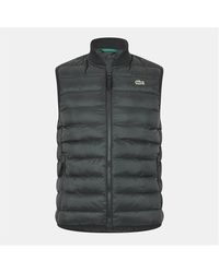 Lacoste - Quilted Gilet - Lyst