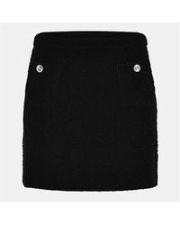 Gucci - Wool Knit Mini Skirt - Lyst
