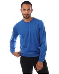BOSS - Leno-P Knitted Crew Neck Jumper - Lyst
