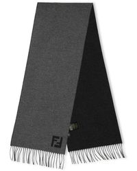 Fendi - Ff Wool And Cashmere Scarf - Lyst