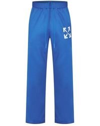 Off-White c/o Virgil Abloh - Arrow Jogging Bottoms, Closed Hem Fleece Trousers - Lyst