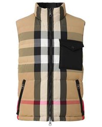 Burberry - Reversible Recycled Nylon Puffer Gilet - Lyst