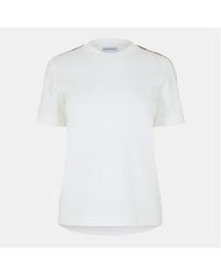 Burberry - Tape Tee - Lyst