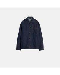 7 For All Mankind - Denim Overshirt - Lyst