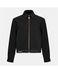 CASABLANCA - Sports Tailoring Virgin Wool Long Sleeve Harrington Jacket - Lyst