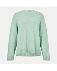 Represent - Crew-Neck Ribbed Crew Sweatshirt - Lyst