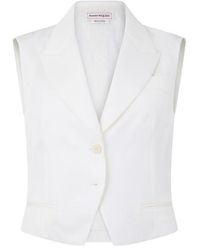 McQueen - Alex Tailored Waistcoat - Lyst