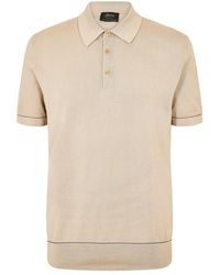 Brioni - Short Sleeve Polo Shirt - Lyst