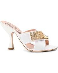 Moschino - Heeled Mules - Lyst
