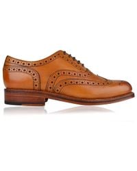 Grenson Stanley Brogue Shoes - Brown