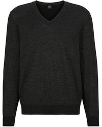 BOSS - Festivo Crew Neck Jumper - Lyst