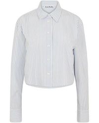 Acne Studios - Long Sleeve Patterned Shirt - Lyst
