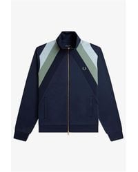 Fred Perry - Panel Tracksuit Top - Lyst