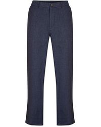 Pal Zileri - Linen Straight Leg Trousers - Lyst