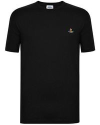Vivienne Westwood - Embroidered Orb Logo T Shirt - Lyst