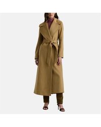 Ralph Lauren - Belted Wrap Coat - Lyst