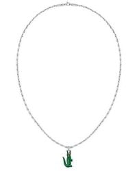 Lacoste - Arthor Stainless Steel Necklace - Lyst